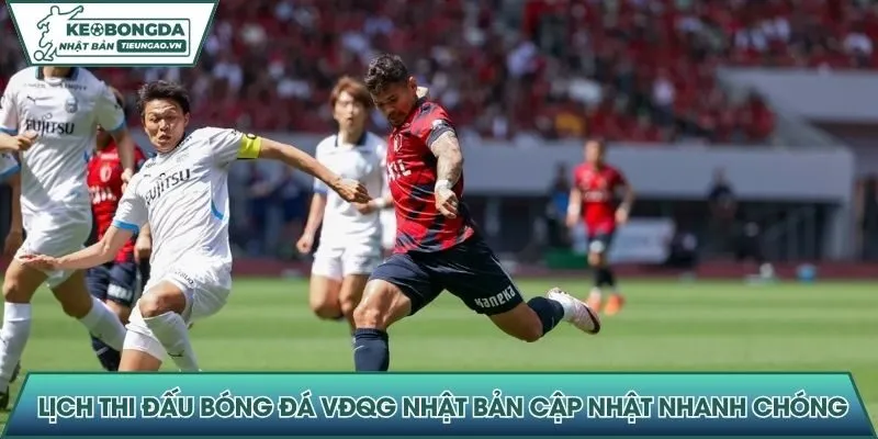 Lịch thi đấu bóng đá VĐQG Nhật Bản cập nhật nhanh chóng