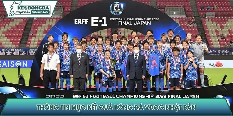 Thông tin mục kết quả bóng đá VĐQG Nhật Bản