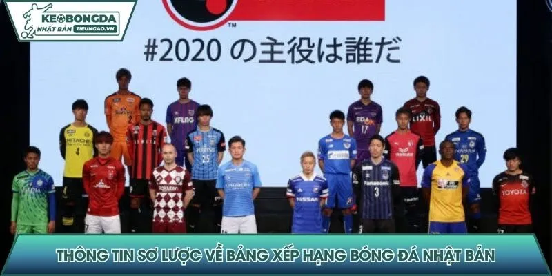 Thông tin sơ lược về bảng xếp hạng bóng đá Nhật Bản